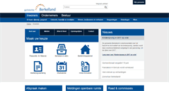 Desktop Screenshot of gemeenteberkelland.nl